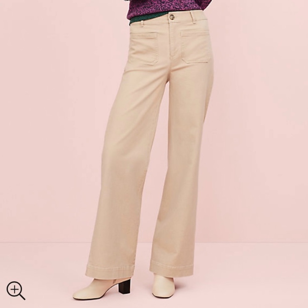 Loft Palmer wide leg trousers